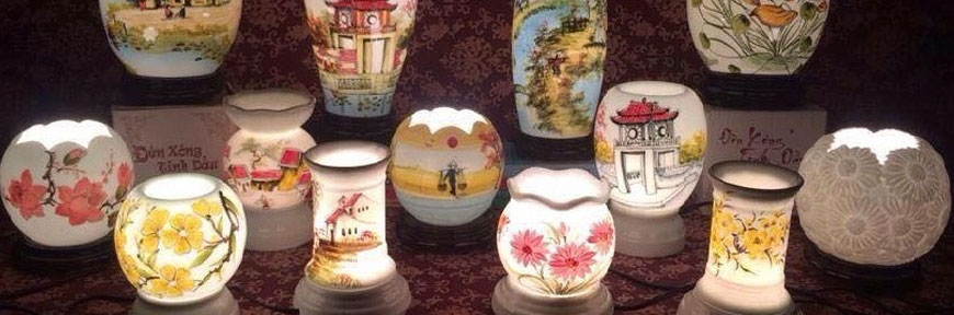 Đèn xông tinh dầu gốm sứ