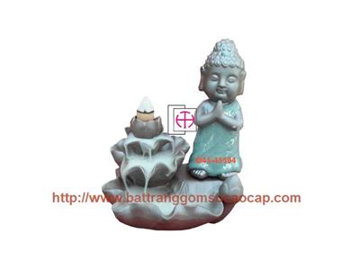 Đốt trầm phật tổ bên thác sen