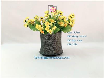 Lọ cắm hoa màu ghi