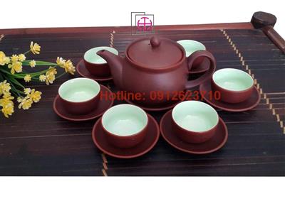 Bộ ấm trà tử sa thống to