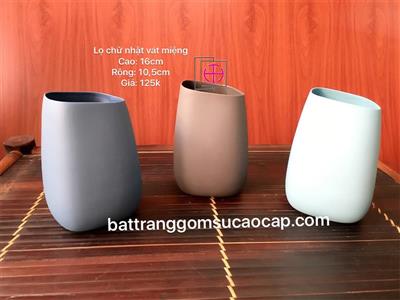 Lọ hoa chữ nhật vát miệng